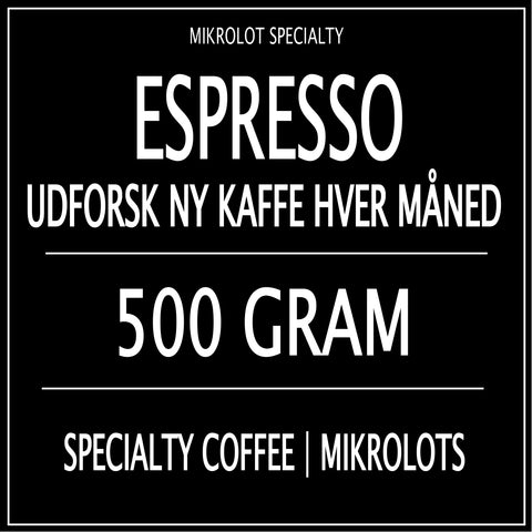 ESPRESSO ABONNEMENT 1 KG