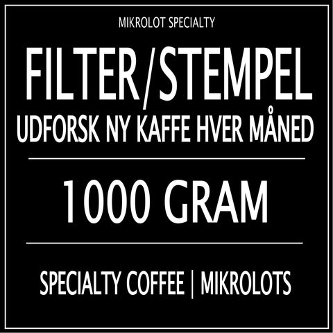 ESPRESSO ABONNEMENT 1 KG